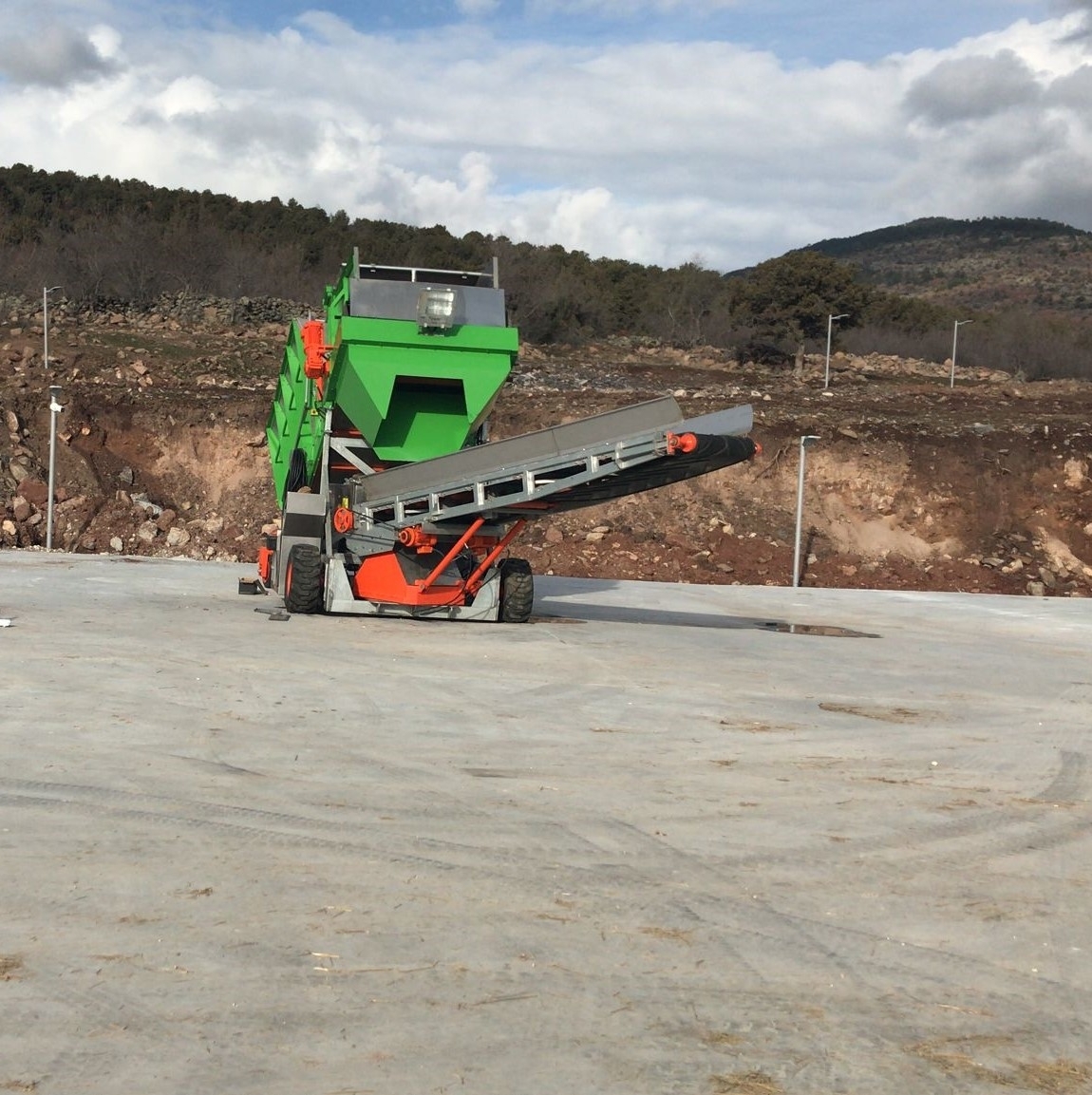 Bunker Filling Machine